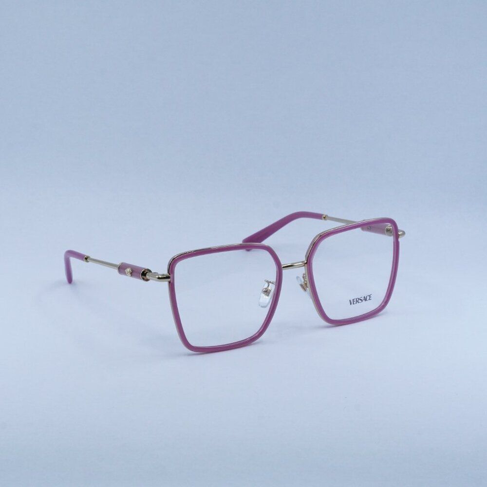 🕶️ New Versace VE1294D 1510 Eyeglasses - Opal Bordeaux/Gold Frame - Picture 9 of 11